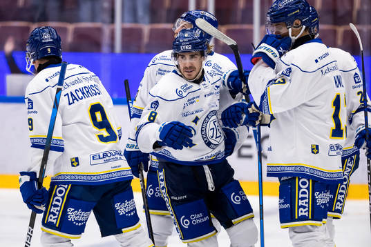 Leksands Matt Caito jublar
