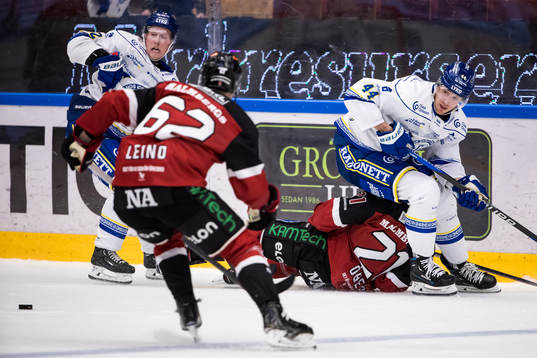 Leksands Kalle Östman och Leksands Carter Ashton
