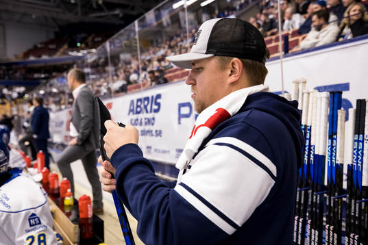 Leksands materialförvaltare Jesper Korning