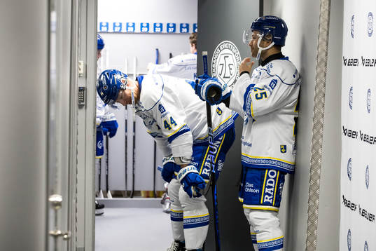 Leksands Carter Ashton och Carter Camper innan