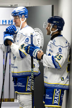 Leksands Carter Ashton och Carter Camper innan