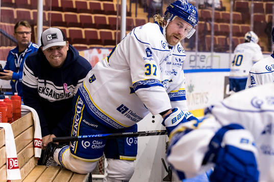 Leksands materialförvaltare Jesper Korning och Anton