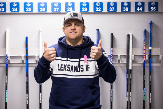 Leksands materialförvaltare Jesper Korning