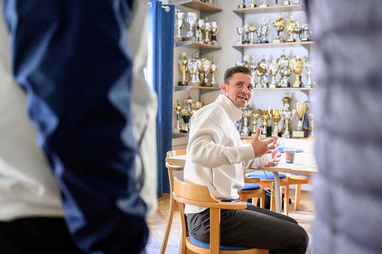 Värnamos assisterande tränare David Selini och tränare