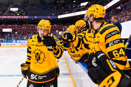 Skellefteås Max Lindholm jublar