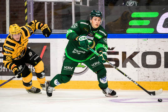 Skellefteås Rickard Hugg och Färjestads Max Lindroth