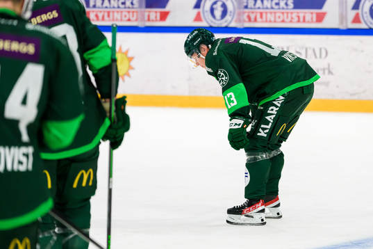 Färjestads Daniel Viksten deppar
