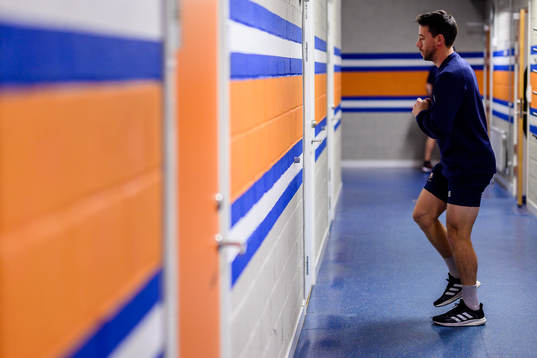 Växjös Dan Sexton värmer upp