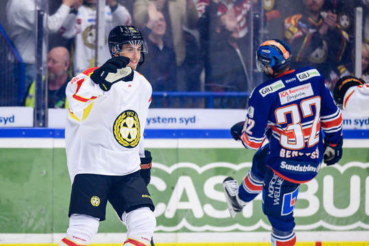 Brynäs Samuel Johannesson jublar