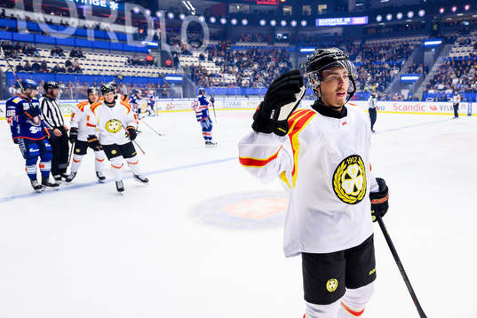 Brynäs Samuel Johannesson jublar