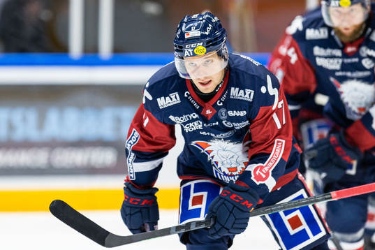 Linköpings Sebastian Strandberg jublar