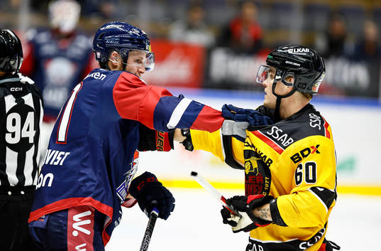 Linköpings Henrik Törnqvist och Luleås Julius Honka