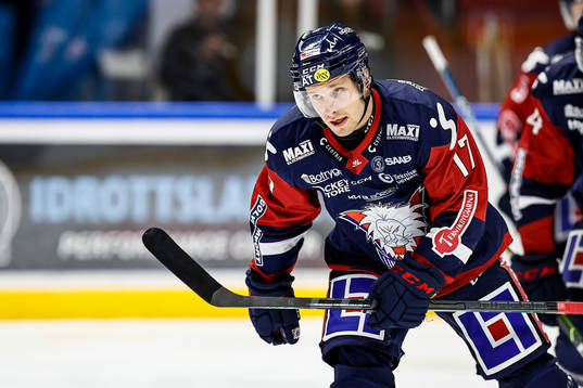 Linköpings Sebastian Strandberg jublar