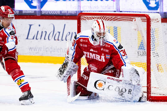 Timrås målvakt Jacob Johansson
