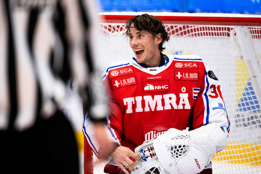 Timrås målvakt Jacob Johansson