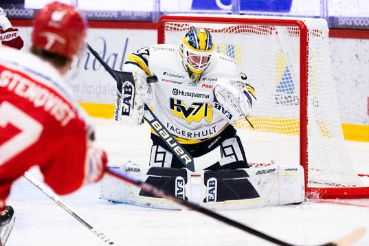 HV71s målvakt Jonas Gunnarsson