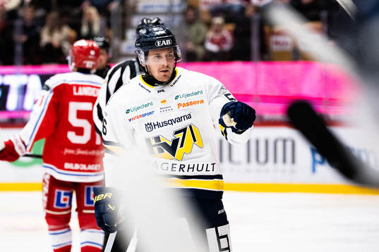 HV71s Fredrik Forsberg jublar