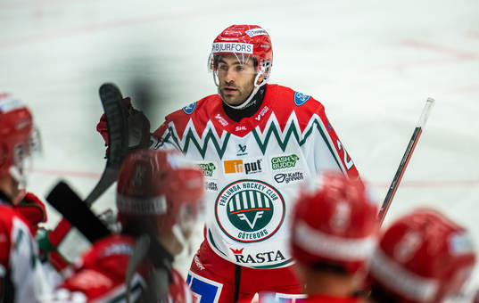 Frölundas Anthony Greco jublar