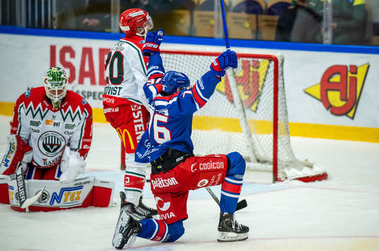 Oskarshamns Emil Lilleberg jublar