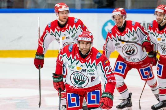 Frölundas Joel Lundqvist jublar