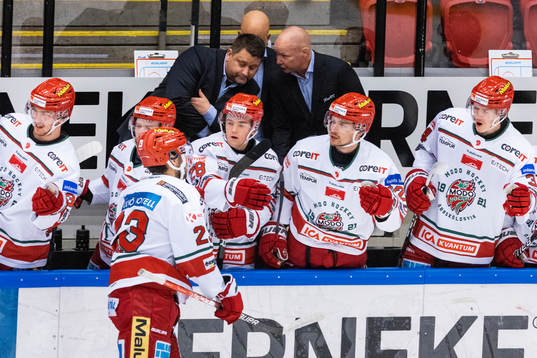 Modos Josh Dickinson jublar med båset