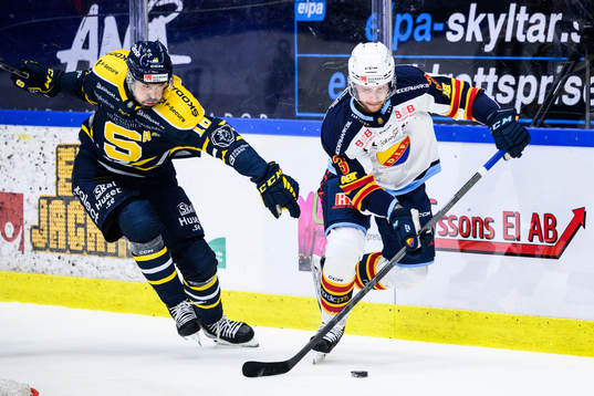Södertäljes Linus Videll och Djurgårdens Alexander