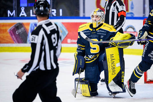 Södertäljes målvakt Nikita Tolopilo
