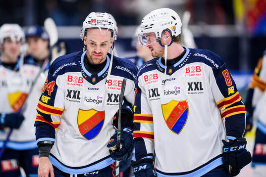 Djurgårdens Daniel Brodin och Linus Arnesson