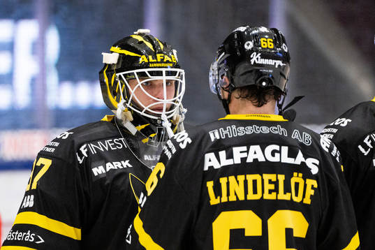 Västerås målvakt Johan Gustafsson och Alexander