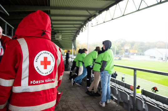 Team första hjälpen på plats