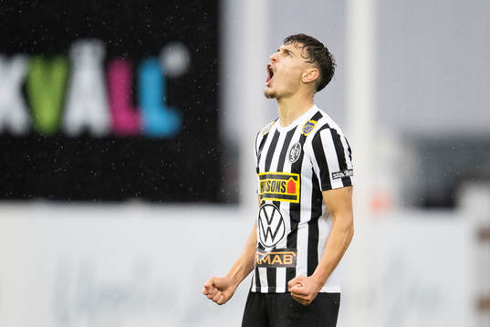 Landskronas Camil Jebara jublar