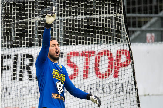 Landskronas målvakt Amr Kaddoura