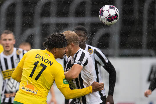 Landskronas Johan Rapp och Dalkurds Fabio Nicolas Dixon