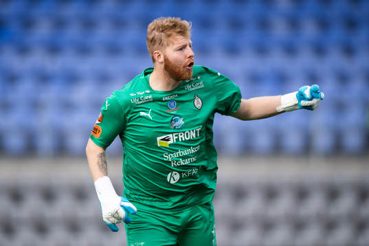 AFC Eskilstunas målvakt Nick Wolters