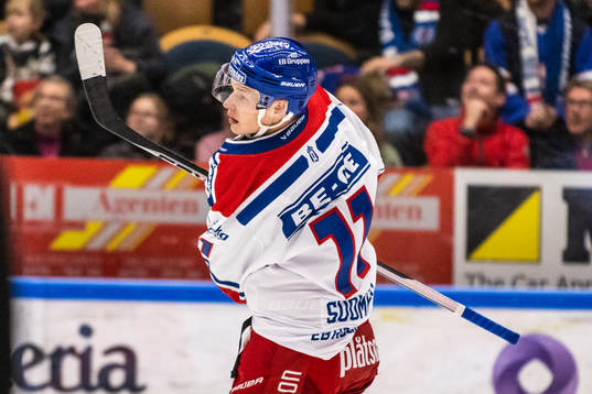 Oskarshamns Antti Suomela jublar