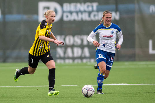 Häckens Filippa Thunell och Onsalas Moa Karlsson
