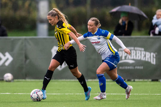 Häckens Novalie Jensen och Onsalas Linn Eskilsson