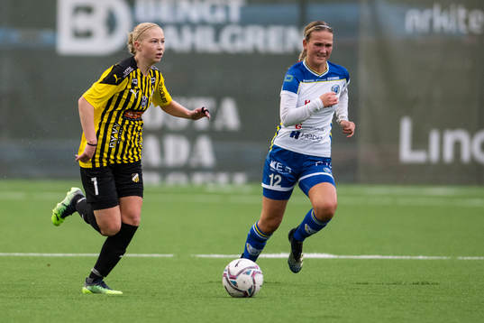 Häckens Filippa Thunell och Onsalas Moa Karlsson