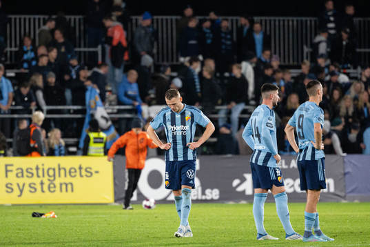 Djurgårdens Piotr Johansson , Besard Sabovic och Haris