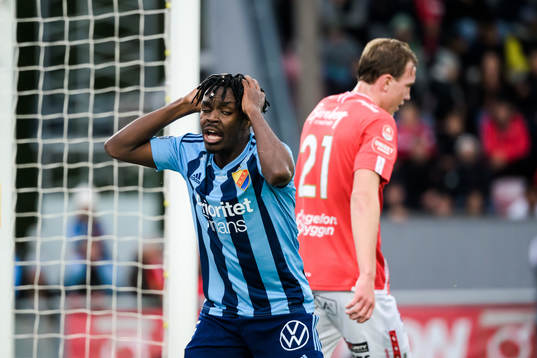 Djurgårdens Joel Asoro reagerar på domslut