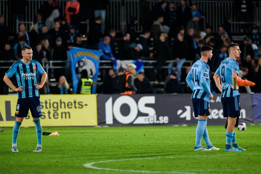 Djurgårdens Piotr Johansson, Haris Radetinac och Besard
