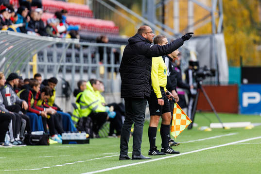 Halmstads tränare Magnus Haglund