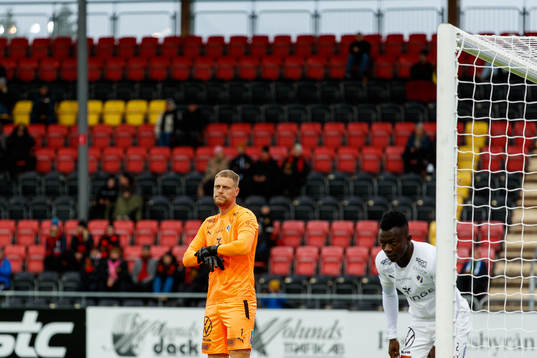 Halmstads målvakt Malkolm Nilsson Säfqvist