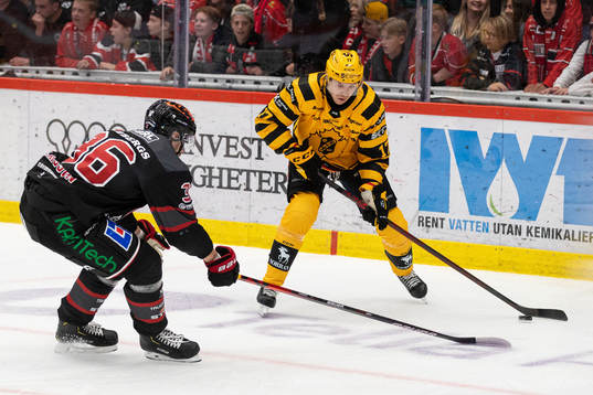 Örebros Emil Larsson och Skellefteås Pär Lindholm