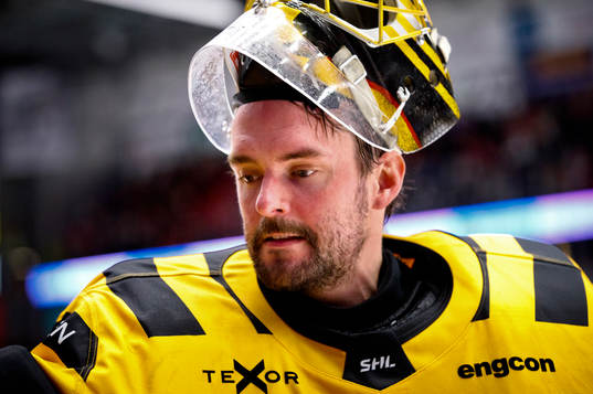 Skellefteås målvakt Gustaf Lindvall