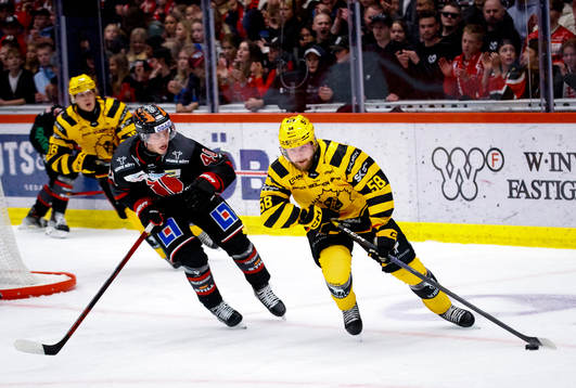 Örebros Elias Ekström och Skellefteås Oskar Nilsson