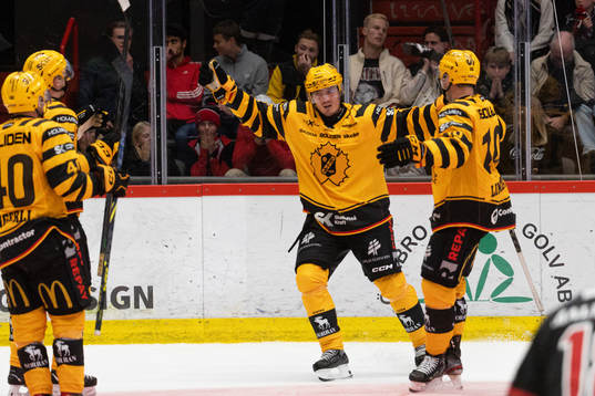 Skellefteås Max Lindholm jublar