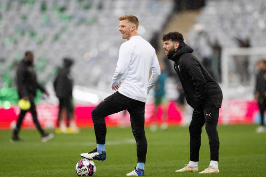 Malmö FFs Anders Christiansen och Erdal Rakip