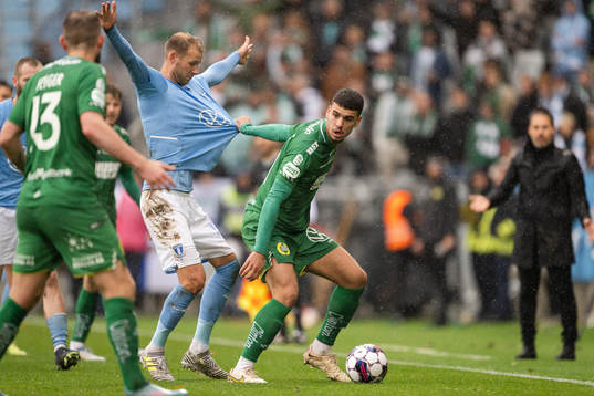 Malmö FFs Ola Toivonen och Hammarbys Edvin Kurtulus