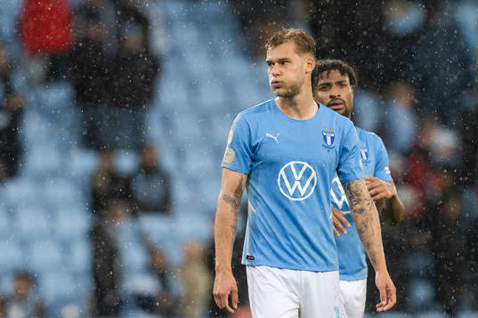 Malmö FFs Felix Beijmo deppar